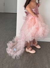 Kinder Mädchen Kleid In Rosa