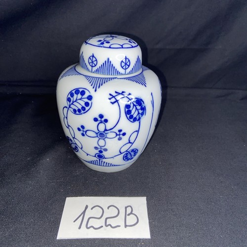 Tea tin piece porcelain - 3,