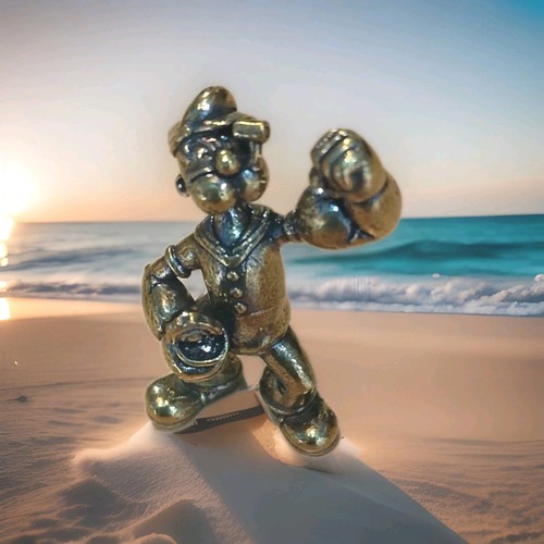 Vintage popeye metallfigur - vintage,
