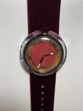 SWATCH POP RED VELVET 1991 - PWB 160 - NEU UNGETRAGEN