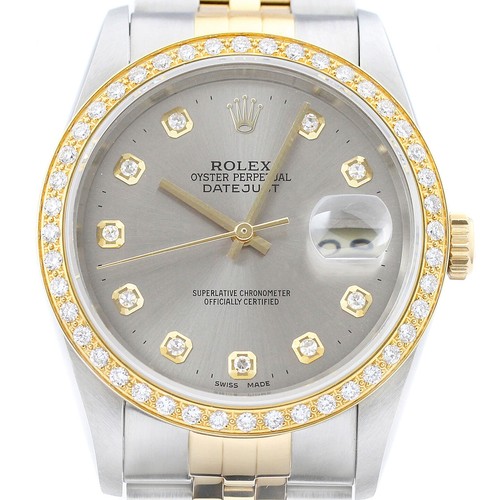 Rolex datejust 18k gelbgold - datejust,