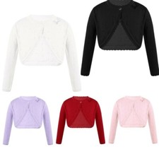 Mädchen Strickjacke Langarm