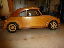 VW Käfer Cabrio Holzmodell / sehr selten - wahrscheinlich Unikat