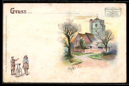 Lithographie einbeck reklame - lithographie,