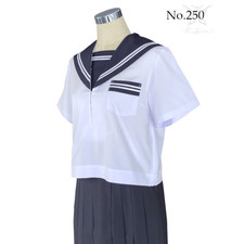 Authentische japanische Matrosen Schuluniform Oberteil 250 (kurzarm) -...