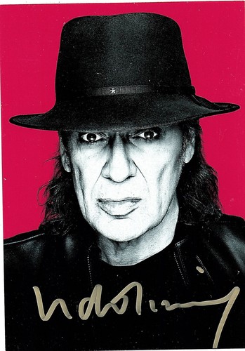 Udo lindenberg autogramm - udo,