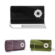 Elegante Samt Abend Clutch
