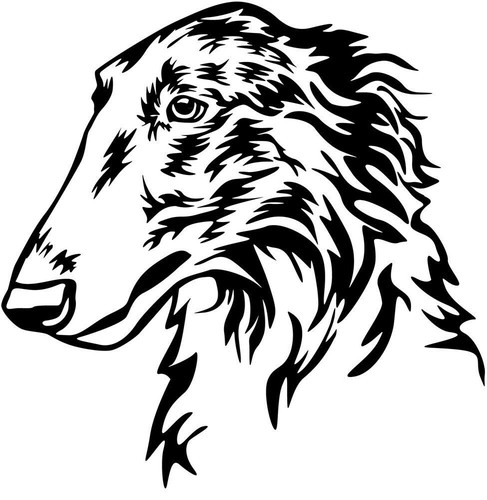 Barsoi aufkleber - barsoi,