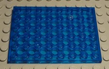 Lego Platte 6x8 Transparent