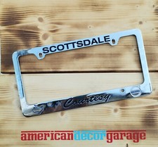 USA Nummernschildrahmen aus Metall/License Plate Frame *Volvo Scottsdale AZ*