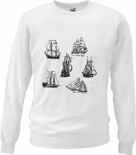 Sweatshirt segelboot - sweatshirt,