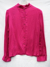 Satinbluse 42 rot Wenz