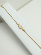 925 Silber Gold Hamsa Hand