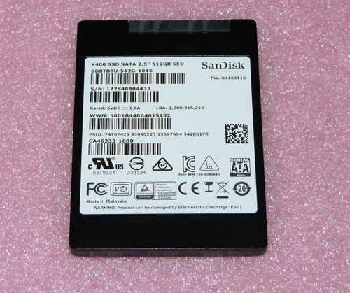 512gb sed sandisk x400 - 512gb,