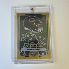 2024 Panini Contenders Optic XS und OS Caleb Williams Gold Prizm /10 (RC) Bears