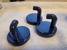 4 Hewi Wand Einzelhaken Handtuchhalter Stahlblau (F 50) unbenutzt