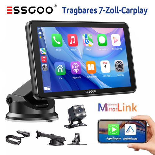 Tragbar carplay autoradio - tragbar, 7"