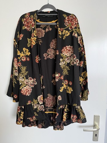 Zara jacke kimono blumen - zara,