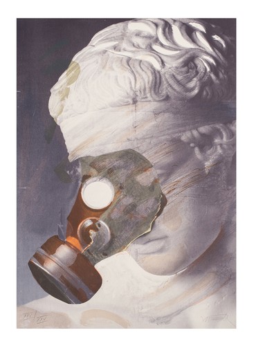 Wolf vostell lithografie - vostell,,