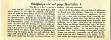 Strassburgs alte und junge Herrlichkeit v.Pfarrer Hackenschmidt Straßburg 1901