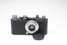 Leica Standard Kamera Camera black chrome Elmar 50mm f3.5 Objektiv 96491 top