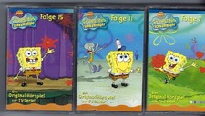 SpongeBob Schwammkopf   - 3 x  Kinder Kassetten Edel Kids MCs Sammlung Paket
