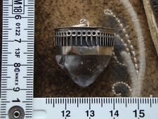 Charivari Anhänger tolle Fassung 835er Silber großer klarer Bergkristall