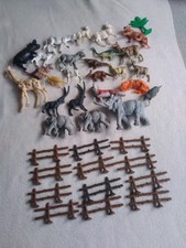 25 Tiere vom Bauernhof + 12 Zäune / DDR 