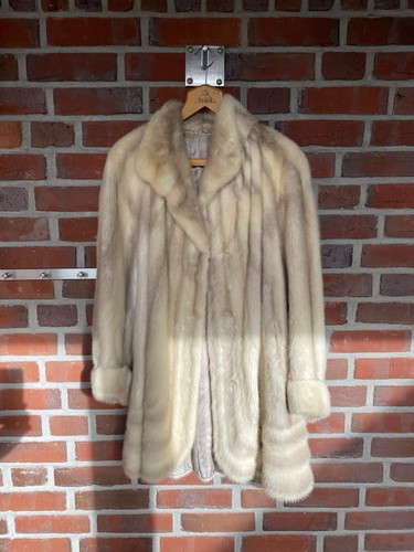 Nerz kurzmantel beige 40 - nerz,