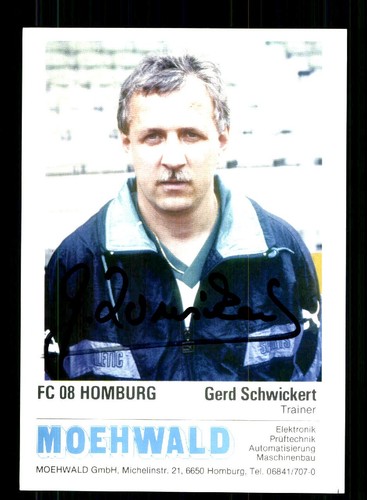 Gerd schwickert autogrammkarte - gerd,