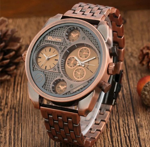 Top brand oulm men quartz - top, men's