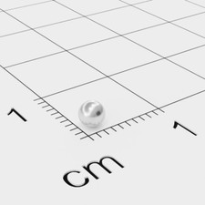 20x Neodym Kugelmagnet, Ø3mm, verchromt, Grade N42
