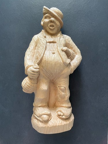Geschnitzte holzfigur höhe - höhe, 26