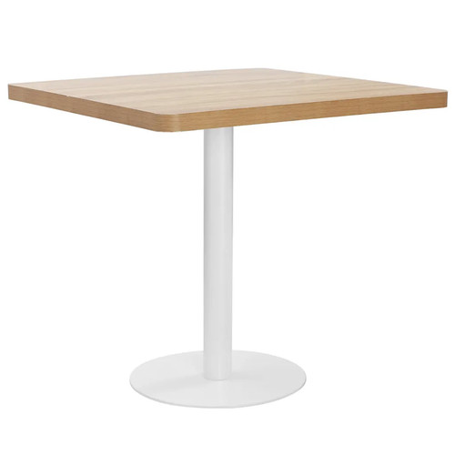 Bistrotisch hellbraun 80x80 - , cm