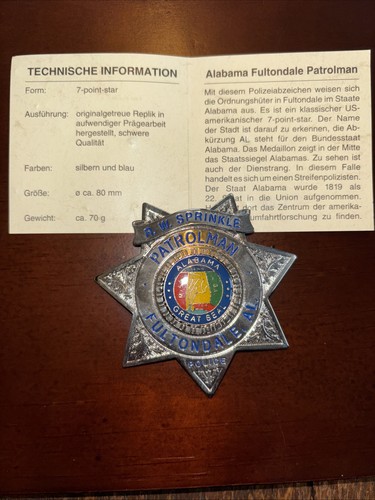 Göde police abzeichen - police,