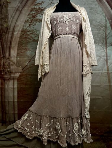 Elfen boho kleid - boho, 100%