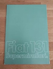 FIAT 131 Supermirafiori  - PROSPEKT (September 1978)