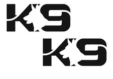 K9 Training Dog 2x Aufkleber