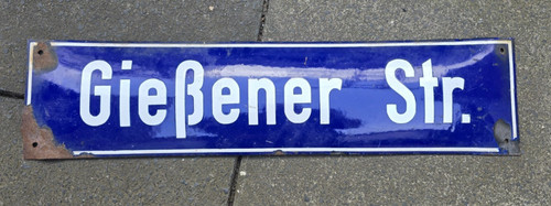 Emailleschild original stadt - original,,