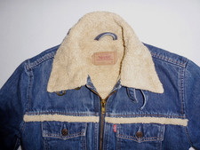 Levi`s Jeansjacke mit Teddyfell, Vintage, Gr. S