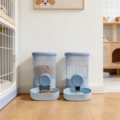 Hanging food feeder - hanging, feeder&water