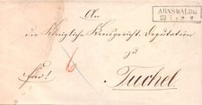 853021) Preußen Blg. mitRa2 Stpl. Arnswalde nach Tuchel 