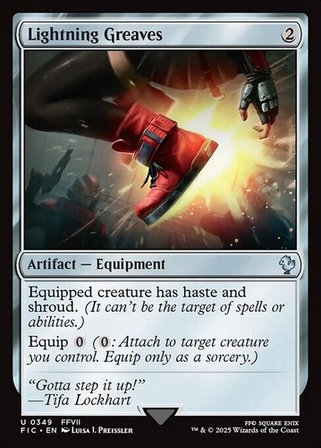 Mtg lightning greaves - lightning,