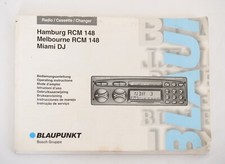 Blaupunkt Hamburg/Melbourne/Miami RCM 148 Radio Anleitung