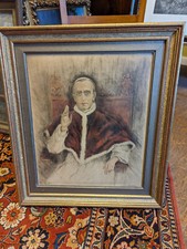 Fritz Hartmann Papst "Pius XII" Radierung/ Druck