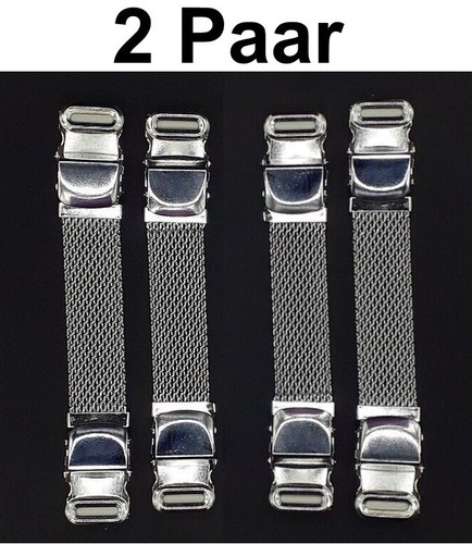 Paar ärmelhalter silber - paar,