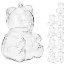  10pcs kleine Behandlungskästen entzückende Bärenform Süßigkeit Container Party