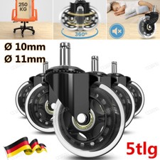 5Stk Rollen für Bürostuhl