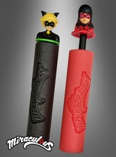 2 Stück Wasserspritzen Ladybug & Cat Noir im Set Miraculous Sommerspaß