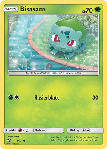 Pokemon bisasam 73 - bisasam, 1/73